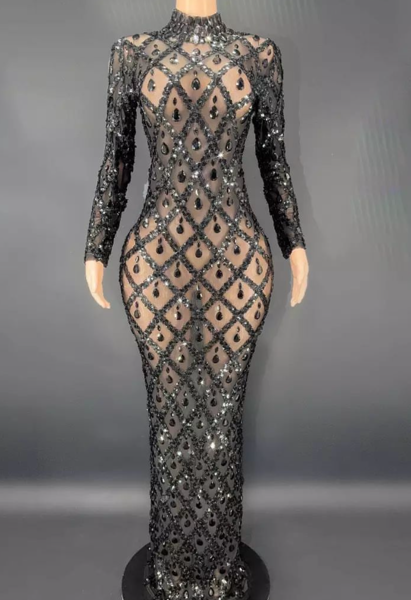Rhinestone Dress
